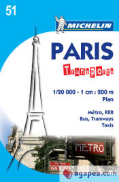 Portada de Plano MICHELIN Paris Transports