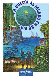 Portada de La vuelta al mundo el 80 dias. Julio Verne