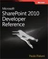 Portada de Microsoft SharePoint 2010 Developer Reference