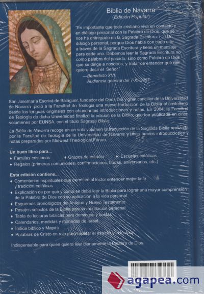 BIBLIA DE NAVARRA (EDICION POPULAR)