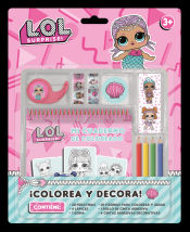 Portada de ­COLOREA Y DECORA! L.O.L. SURPRISE!