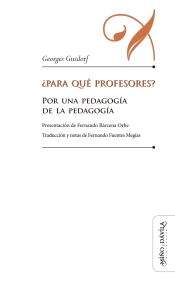 Portada de Para qué profesores?