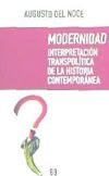 MODERNIDAD ED. ENCUENTRO AUTOR NOCE.