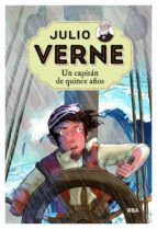 Portada de Julio Verne - Un capitán de quince años (edición actualizada, ilustrada y adaptada) (Ebook)