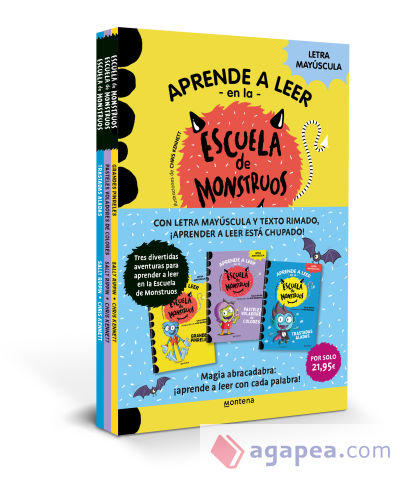 Aprender a leer en la Escuela de Monstruos - Pack con los libros 4, 5 y 6