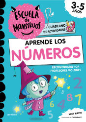 Portada de Aprender los NÚMEROS en la Escuela de Monstruos