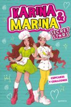 Portada de Cupcakes y corazones (Karina & Marina Secret Stars 4) (Ebook)