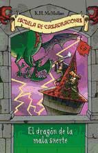 Portada de El dragón de la mala suerte (Escuela de Cazadragones 9) (Ebook)