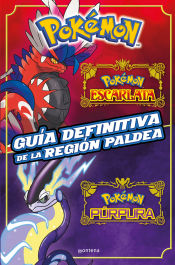 Portada de Guía definitiva de la región Paldea. Libro oficial. Pokémon Escarlata / Pokémon Púrpura