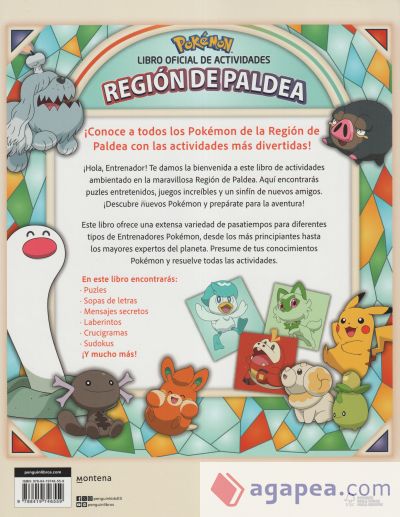 Libro oficial de actividades - Región de Paldea (Colección Pokémon)