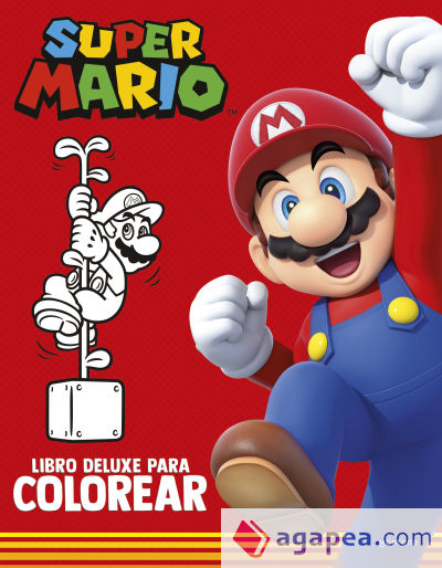 Super Mario: libro deluxe para colorear