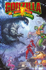 Portada de Godzilla VS Mighty Morphin Power Rangers