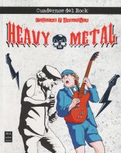 Portada de Colorea y descubre - Heavy Metal: Cuadernos del rock