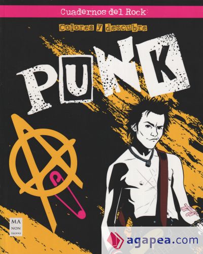 Colorea y descubre - Punk: Cuadernos del rock
