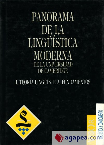 Panorama de la lingüística moderna. I