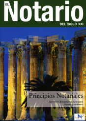 Portada de Principios notariales