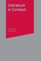 Portada de Literature in context