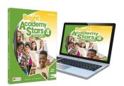 Portada de Bright Academy Stars 4 Pupil's Book: libro de texto de inglés impreso con acceso a la versión digital