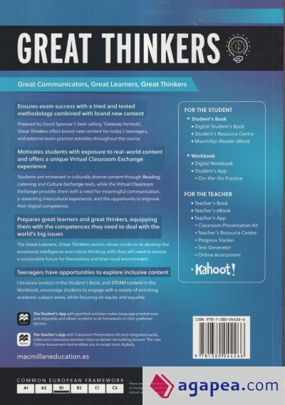 GREAT THINKERS B1 Student's and Digital Student's