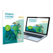 Portada de Geografía e Historia 4º - Libro de texto en formato físico de Diversificación Curricular 4º ESO