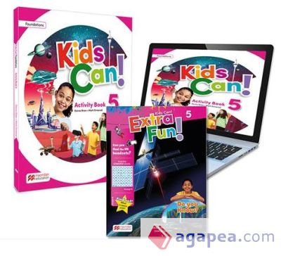 KIDS CAN! Foundations 5 Activity Book, ExtraFun & Pupil's App: con acceso a la versión digital
