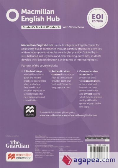 Macmillan English Hub C1. EOI Edition. Student Book & Workbook with Video Book + Student`s App