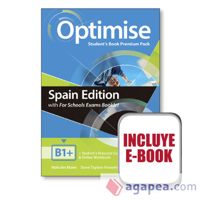 OPTIMISE B1+ Exam Bklt Sb Premium Pk