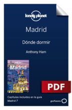 Portada de Madrid 7_11. Dónde dormir (Ebook)