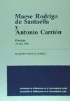 Maese Rodrigo de Santaella y Antonio Carri&oacute;n: poes&iacute;as