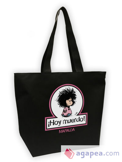 Bolsa Mega shopper Mafalda. Hoy muerdo