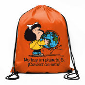 Portada de Bolsa de cuerdas Mafalda ¡No hay un planeta B!