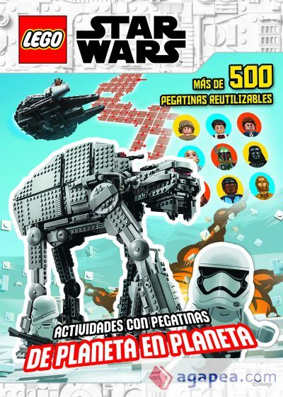 LEGO STAR WARS ACTIVIDADES CON PEGATINAS DE PLANETA EN PLAN