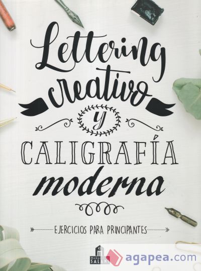 Libro de lettering. Colorea , practica y crea (Spanish Edition)