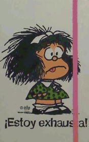 Portada de Mafalda­ estoy exhausta