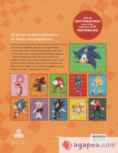 Sonic the Hedgehog. El libro oficial para colorear