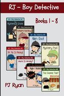 Portada de Rj - Boy Detective Books 1-8: Fun Short Story Mysteries for Children Ages 9-12