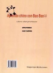 Portada de Aprende Chino con Bao Bao (1) Profesor