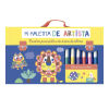 Maletin artista, arenas de colores