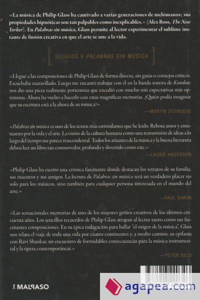 PALABRAS SIN MÚSICA: MEMORIAS