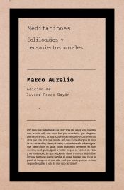 Portada de Meditaciones. Soliloquios y pensamientos morales