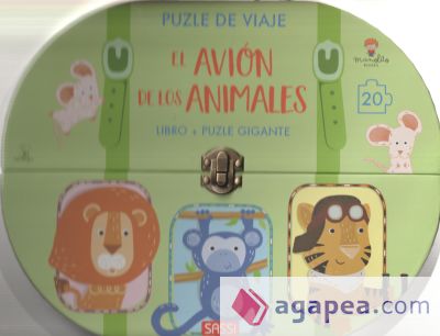 El avión de los animales. Puzle de viaje. Con puzzle Edic. ilustrado (Español)