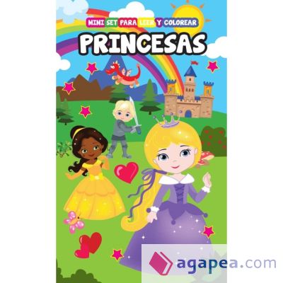 Princesas. Mini set para leer y colorear