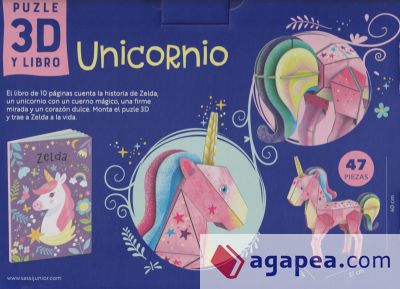 Unicornio. 3D Niños. Con maqueta. Edic. ilustrado (Español)