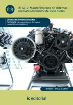 Portada de Mantenimiento de sistemas auxiliares del motor de ciclo diésel. TMVG0409 (Ebook)