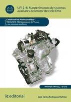 Portada de Mantenimiento de sistemas auxiliares del motor de ciclo otto. TMVG0409 (Ebook)