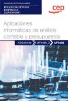 Manual. Aplicaciones informáticas de análisis contable y presupuestos (UF0335). Certificados de profesionalidad. Financiación de empresas (ADGN0108)