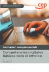 Manual. Competencias digitales básicas para el empleo (FCOI07). Especialidades formativas