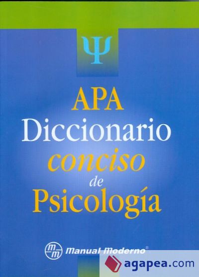 APA Diccionario conciso de psicologia