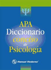 APA. Diccionario conciso de psicología (Ebook)