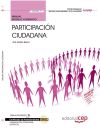 Manual Participación Ciudadana. Certificados De Profesionalidad. Dinamización Comunitaria